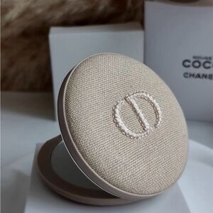 Dior Beauty Beige Compact Makeup Pocket Mirror